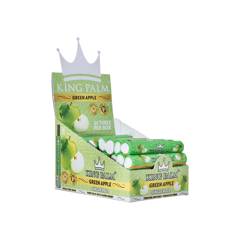 1 Mini Roll - Green Apple - Display Box - 24 Units Per Display