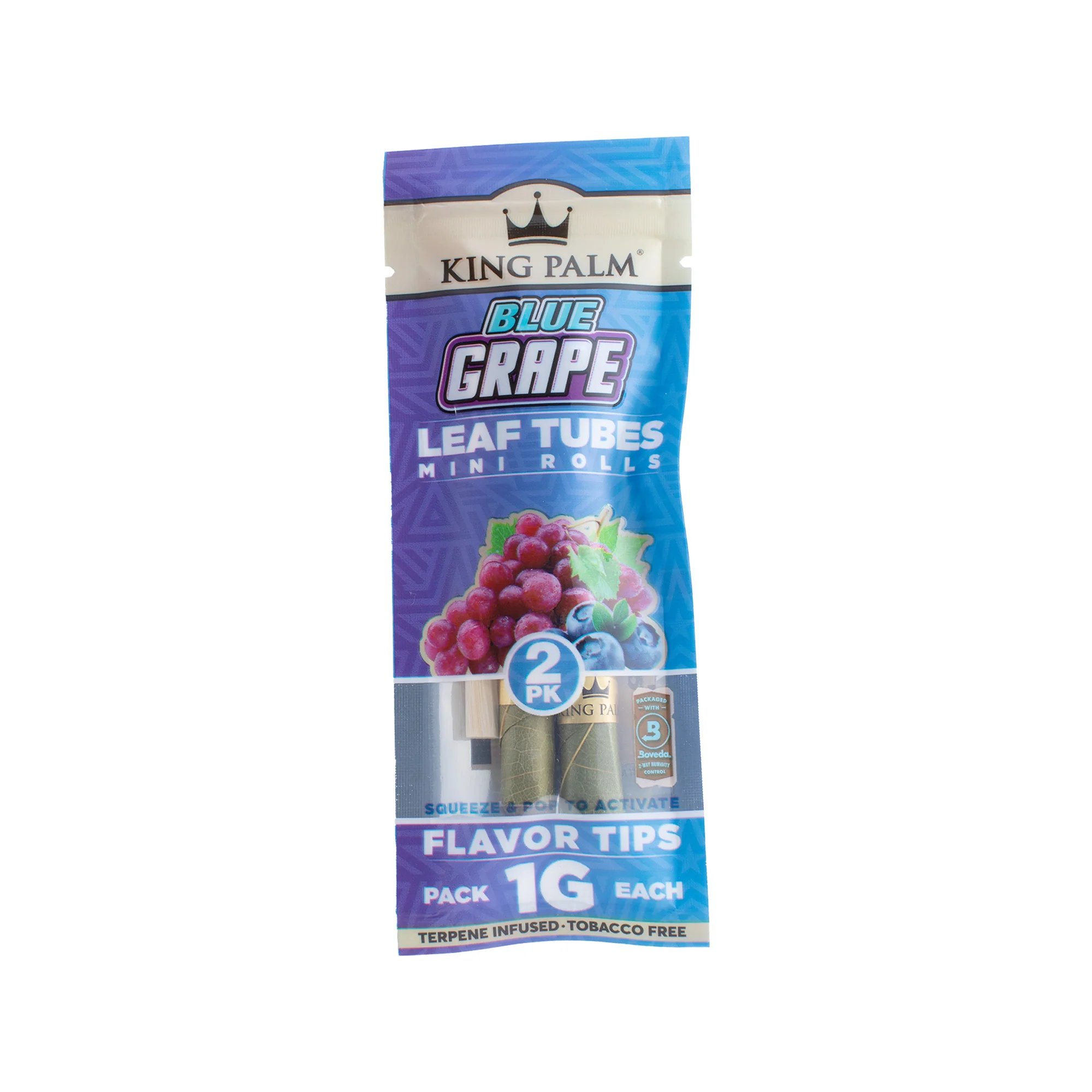 2 Mini Rolls - Blue Grape - Display Box - 20 Units Per Display - Image 4
