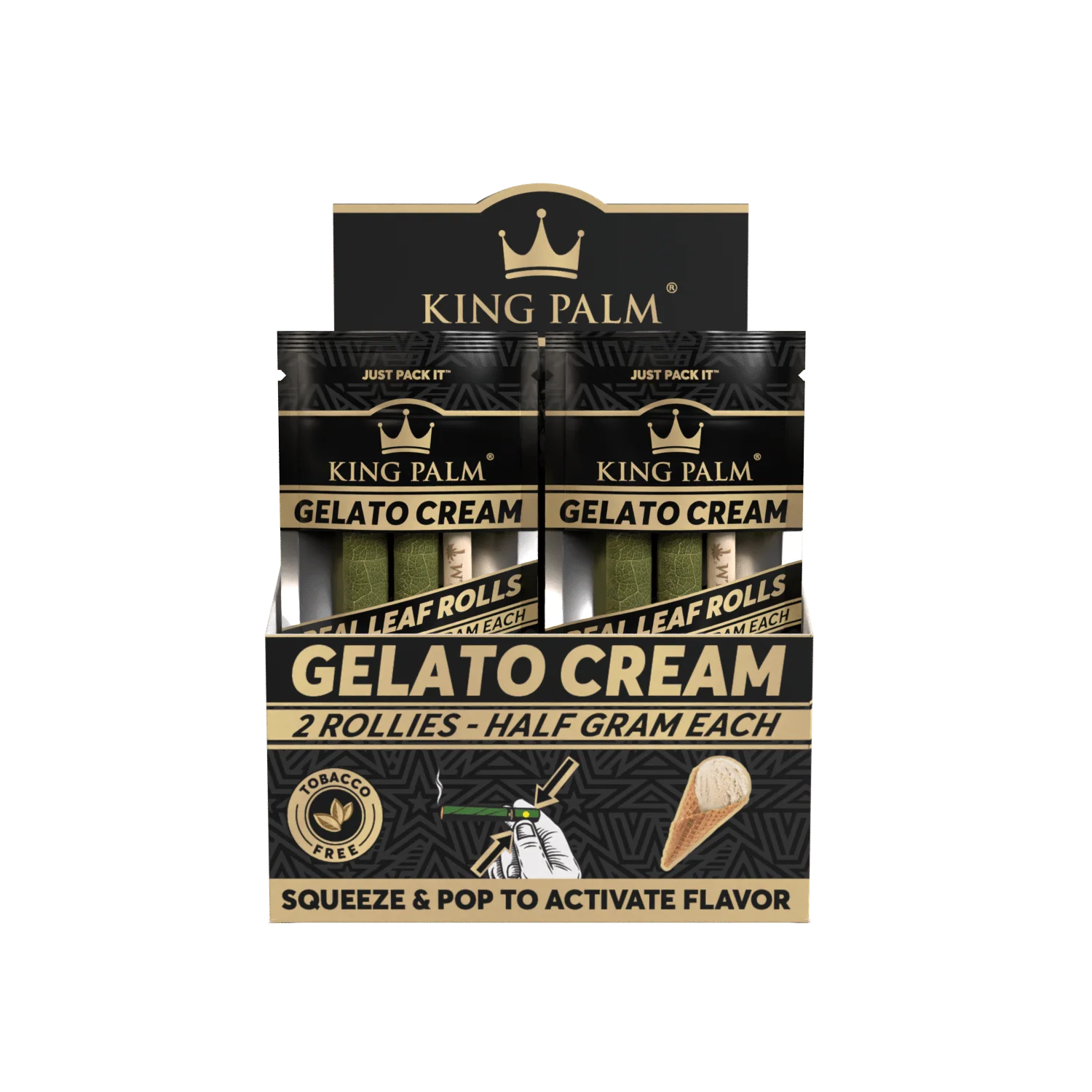 2 Rollie Rolls – Gelato Cream – Display Box – 20 Units Per Display - Image 3