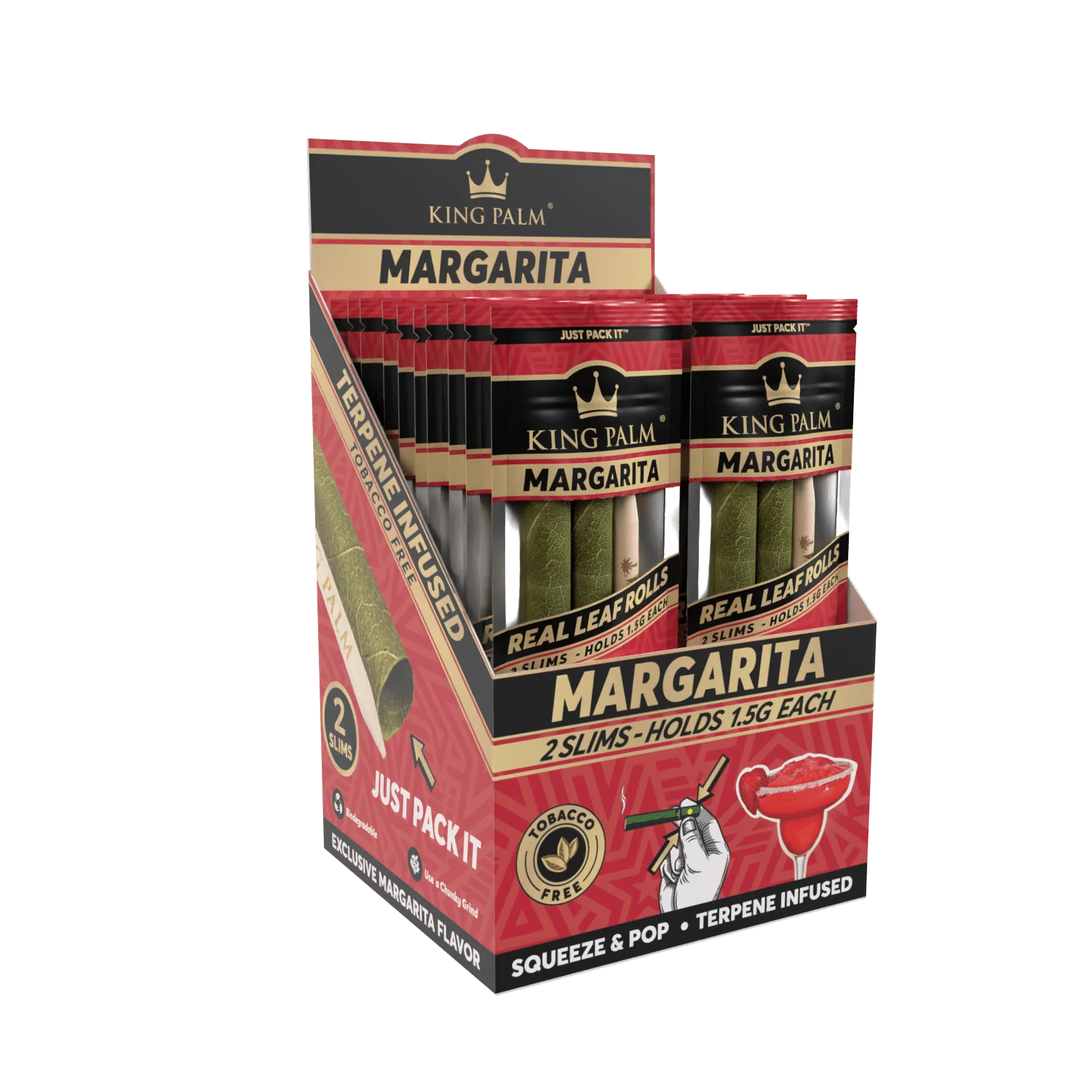 2 Slim Rolls – Margarita – Display Box – 20 Units Per Display - Image 2