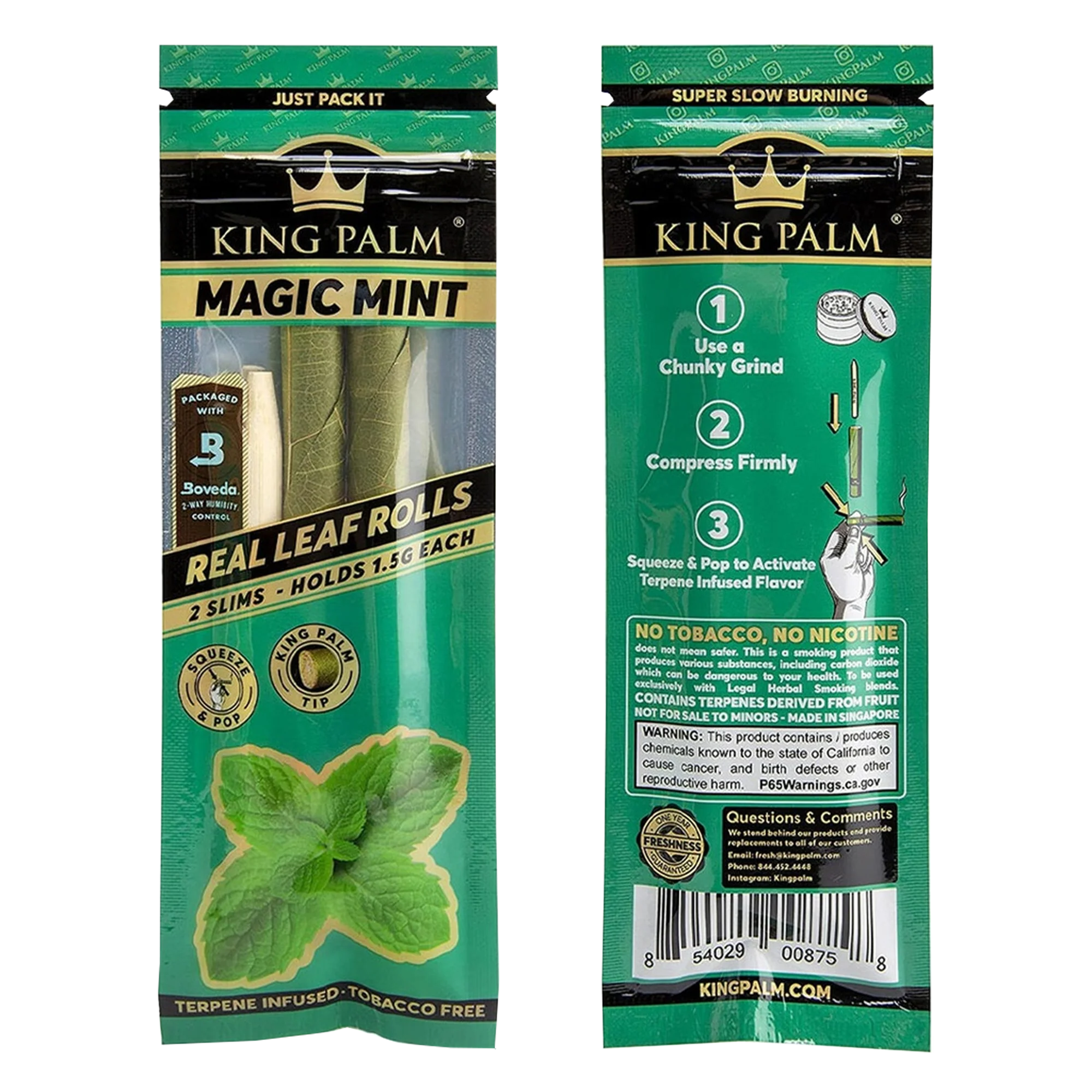 200 Slim Rolls - Magic Mint - Image 2