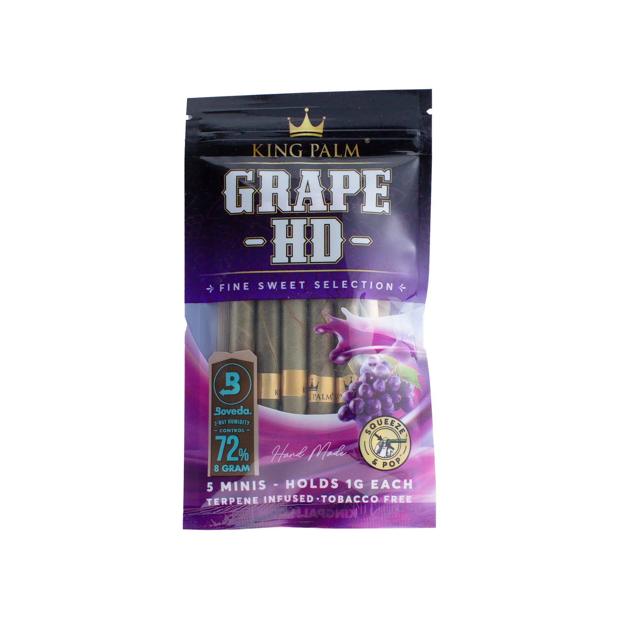 5 Mini Rolls - Grape HD