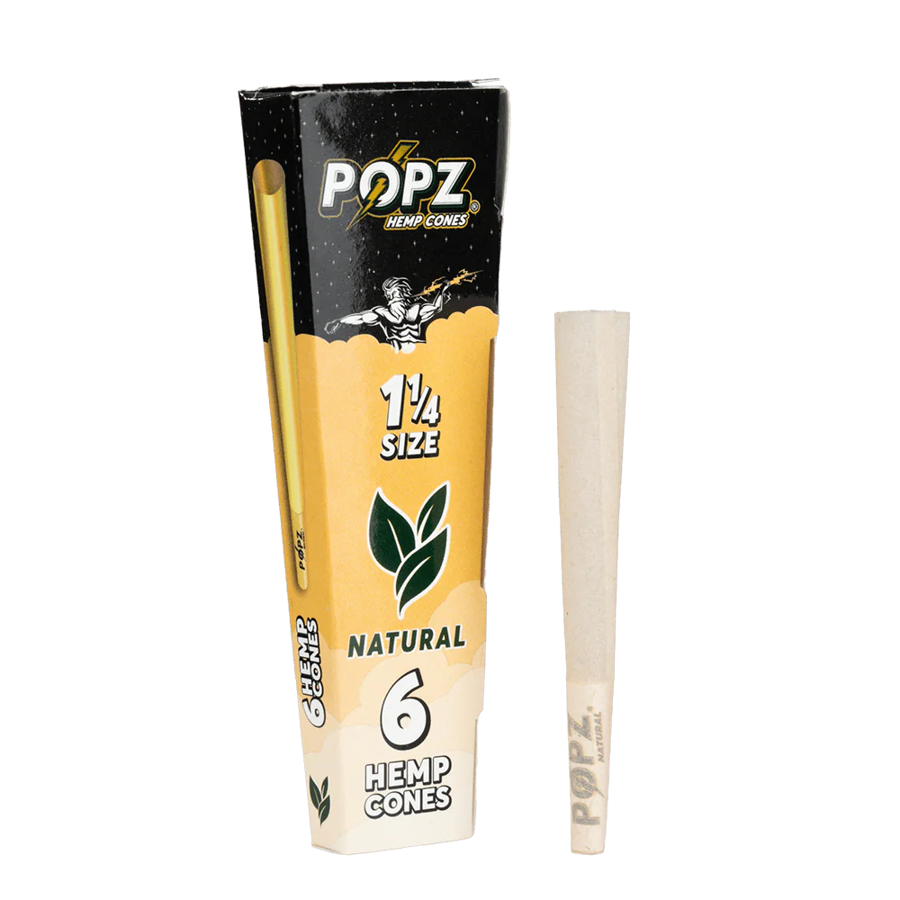 6 Hemp 1 1/4 Size Cones | 180 Cones Total - Image 3