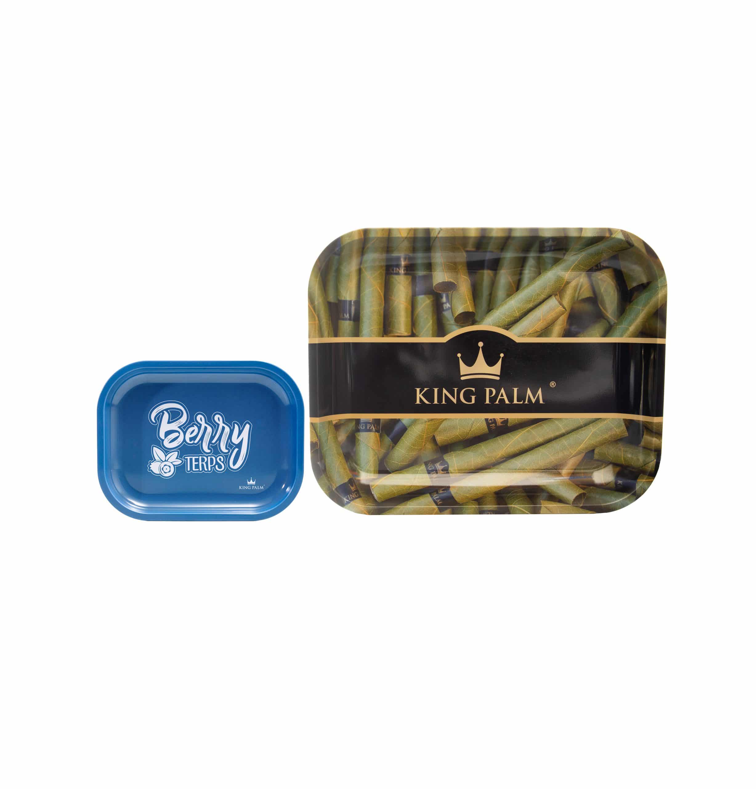 Metal Rolling Tray - Berry Terps - Small (7 x 5.5 Inch) - Image 2