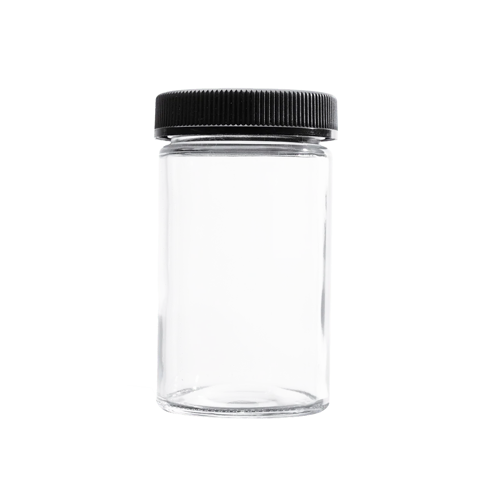 Glass Jar - Black Lid - Image 4
