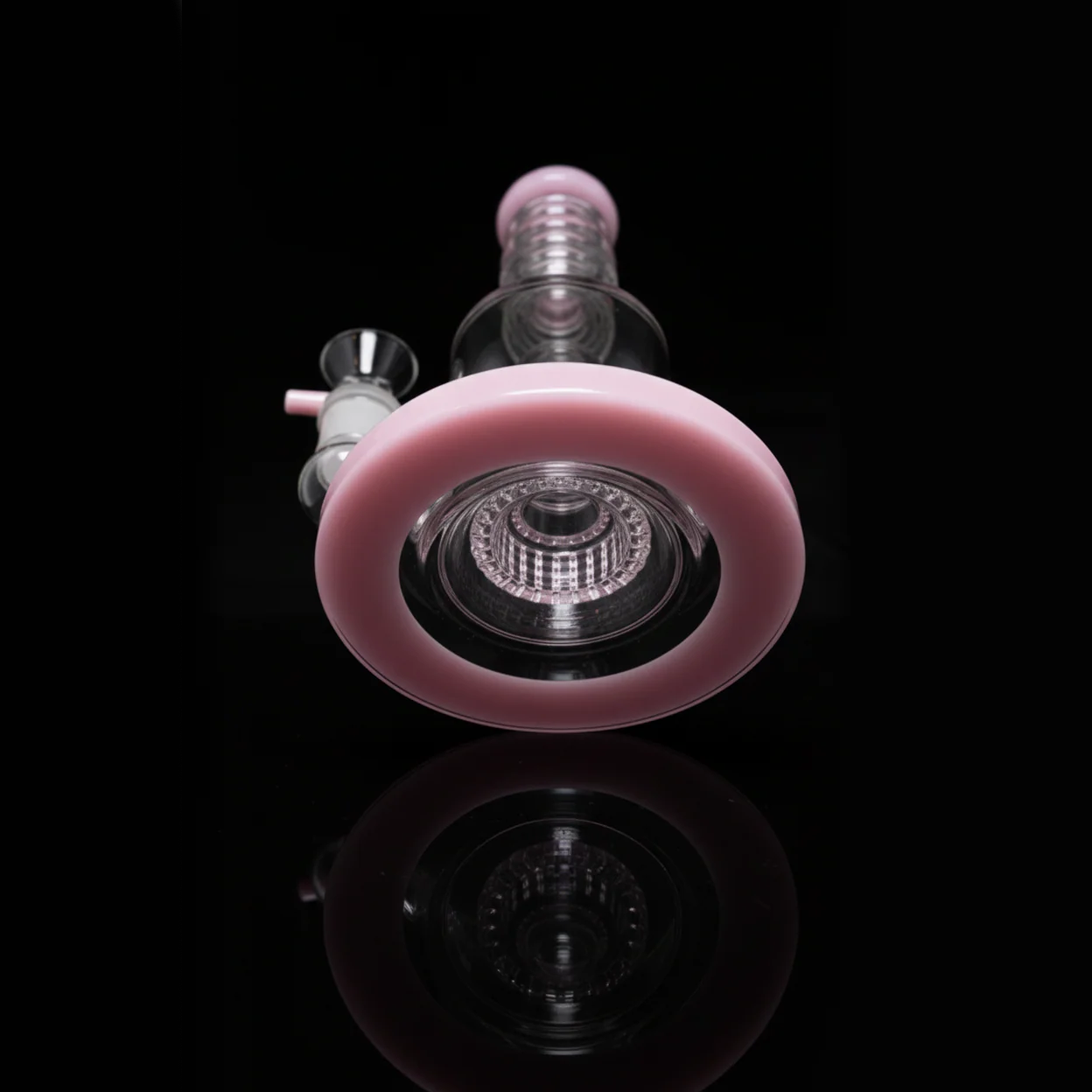 Breaker Water Glass Bong – Soft Pink - Image 4