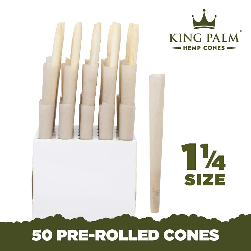 Bulk Pre-Rolled Cones – 1 1/4th Size - 50 ct - Display - Image 3