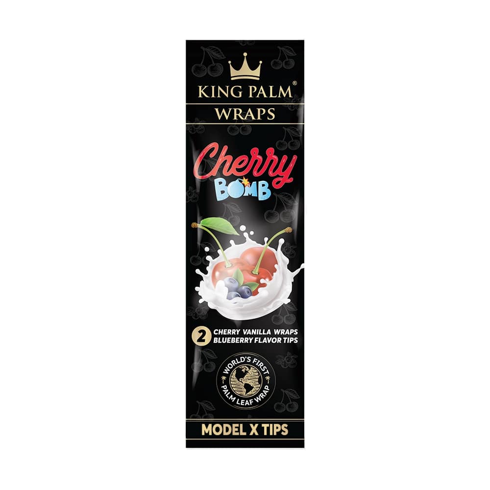2 Palm Wraps - Cherry Bomb - Display Box - 15 Units Per Display - Image 4