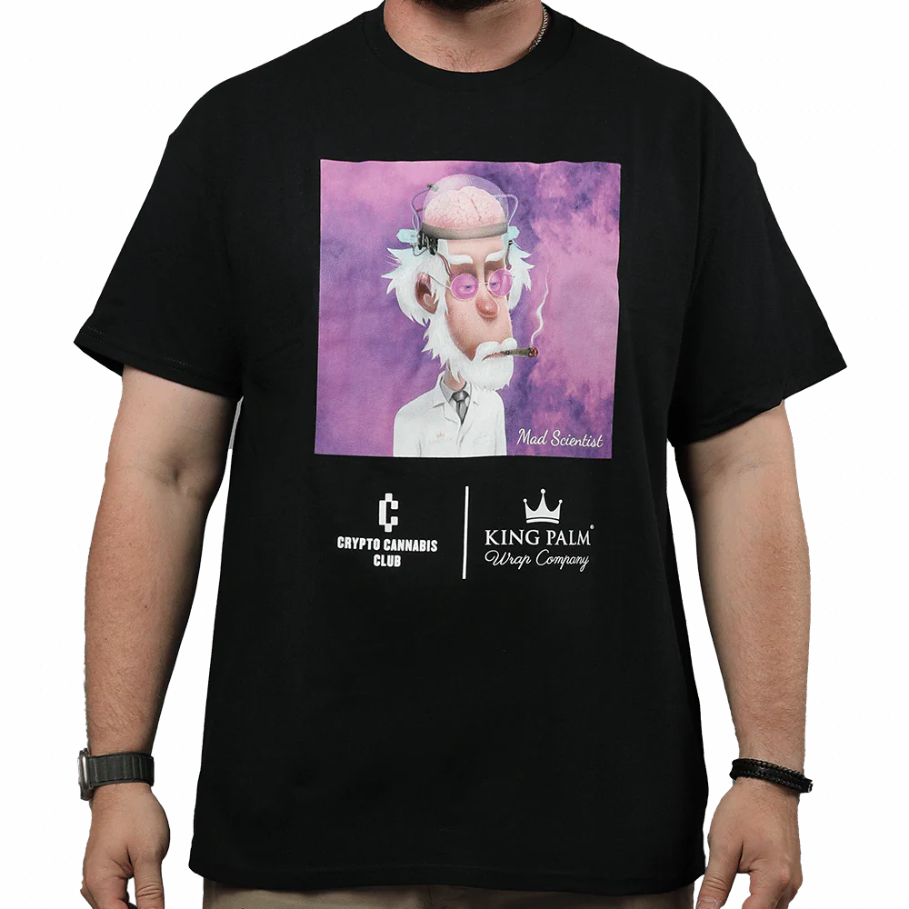 Crypto Cannabis Club x Mad Scientist Toker Tee - Image 2