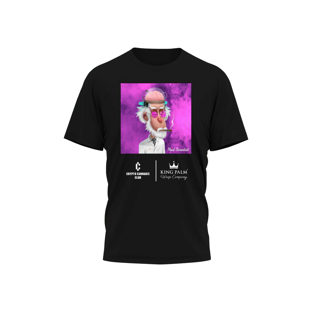 Crypto Cannabis Club x Mad Scientist Toker Tee - Image 5