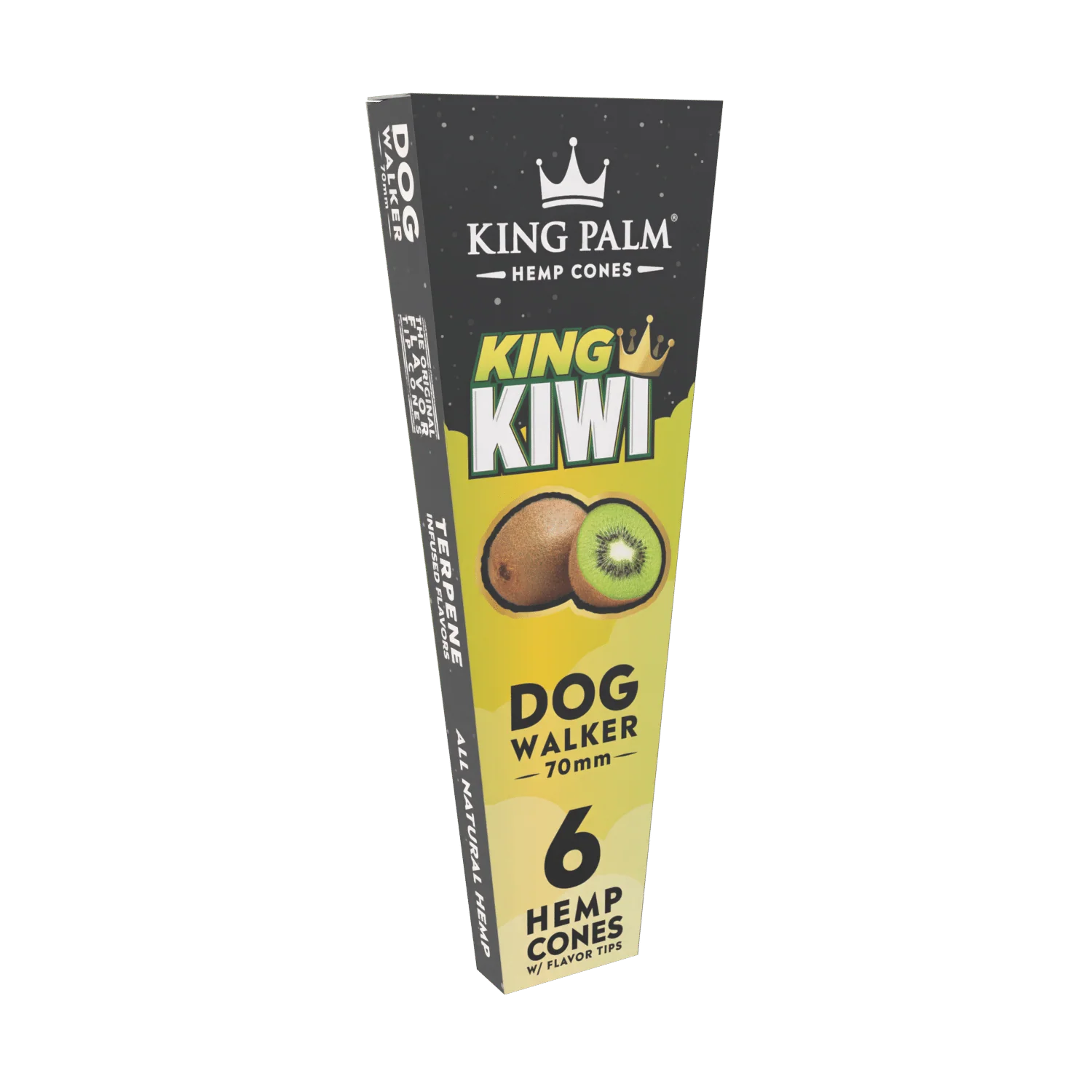 6 Hemp Cones - Mini Cone Size - King Kiwi - Image 3