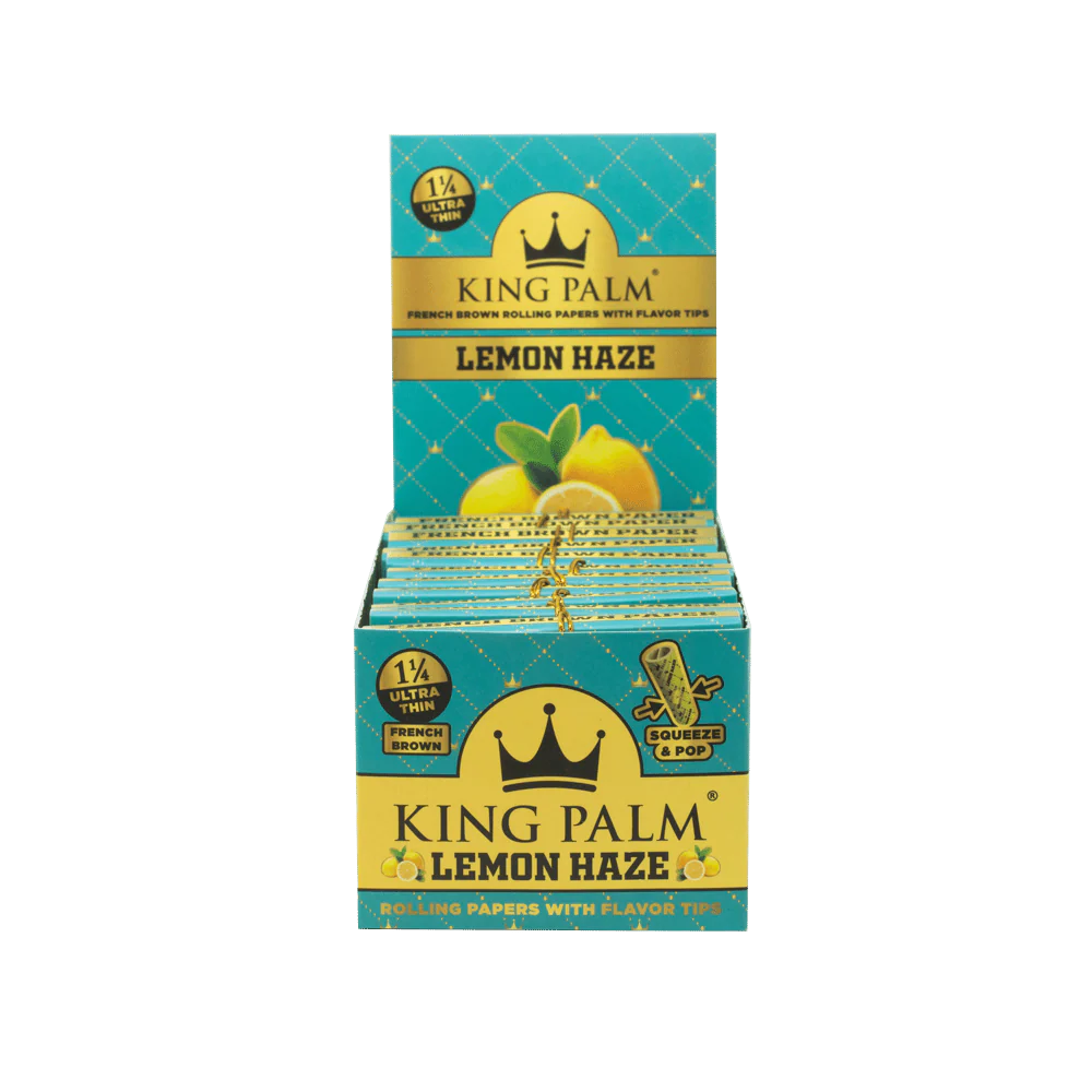 Flavor Booklets w/ Flavor Tips - 1 1/4 Size - Lemon Haze - Display Box - 24 Units Per Display - Image 3