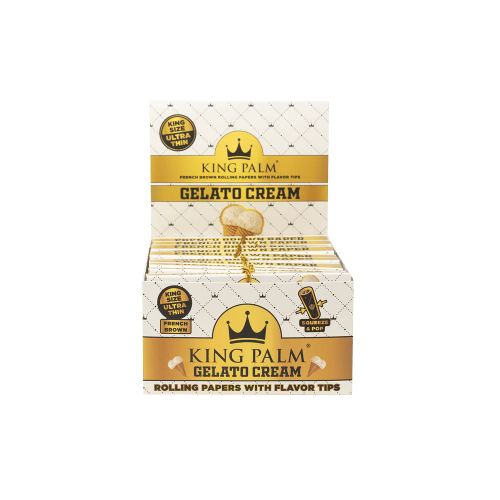 Flavor Booklets w/ Flavor Tips - King Size - Gelato Cream - Display Box - 24 Units Per Display - Image 3