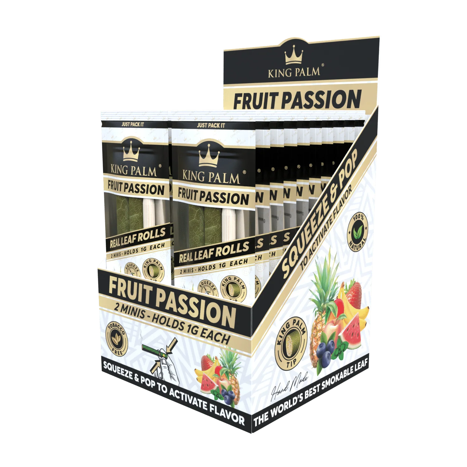 2 Mini Rolls - Fruit Passion - Display Box - 20 Units Per Display - Image 2