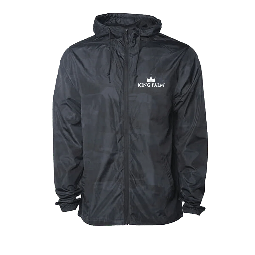 Futuristic King Palm Windbreaker - Full Zipper - Image 5