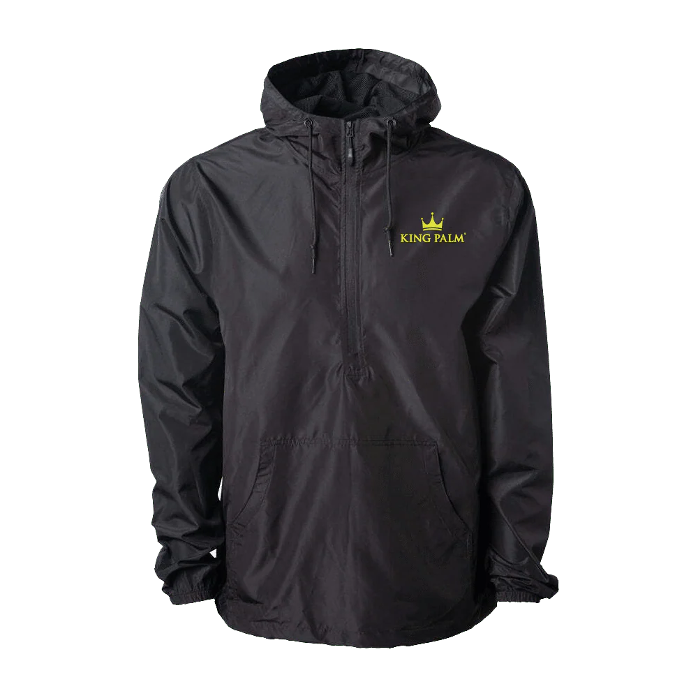 Futuristic King Palm Windbreaker - Half Zipper - Image 6