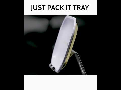 Metal Rolling Tray – Just Pack It – White – Small (7 x 5.5 Inch) - Image 3