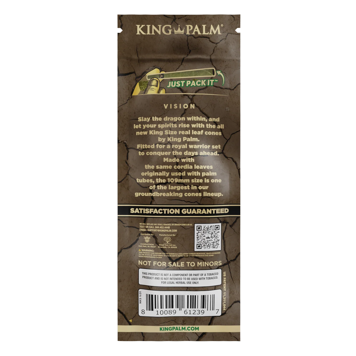 3 Palm Cones - King Size - Natural - Display Box - 15 Units Per Display - Image 5