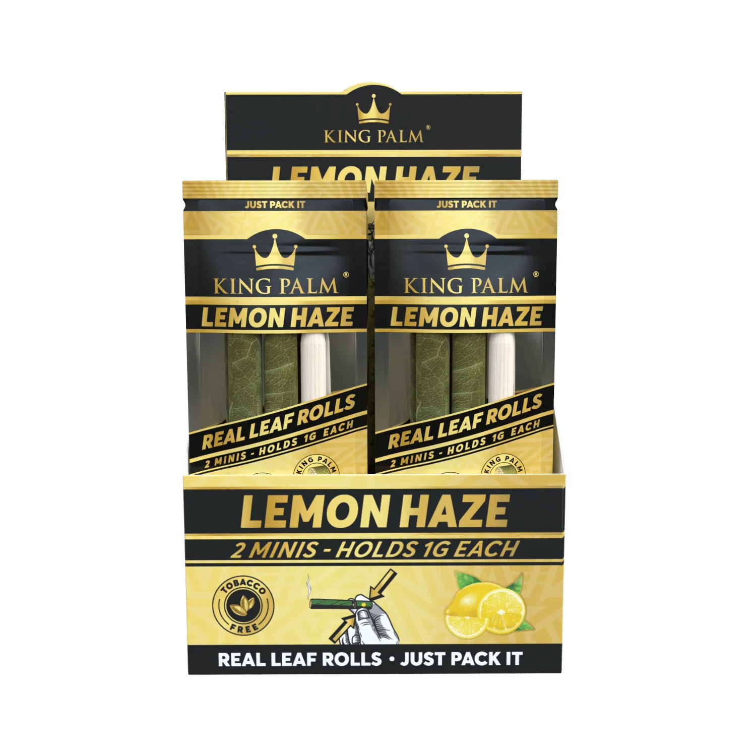 2 Mini Rolls - Lemon Haze - Display Box - 20 Units Per Display - Image 3