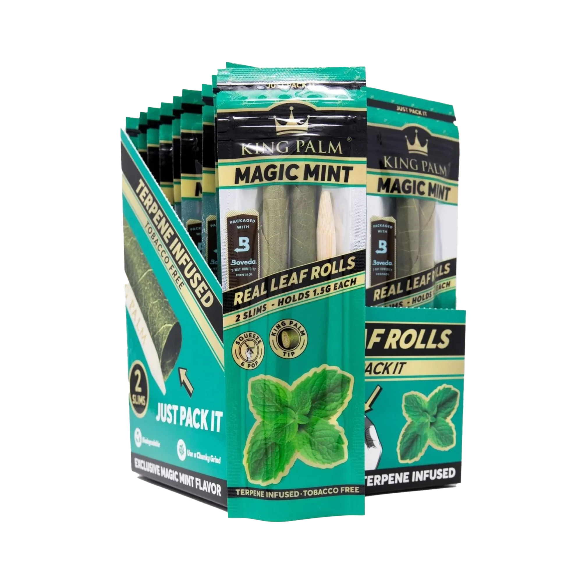 2 Slim Rolls - Magic Mint - Display Box - 20 Units Per Display - Image 2