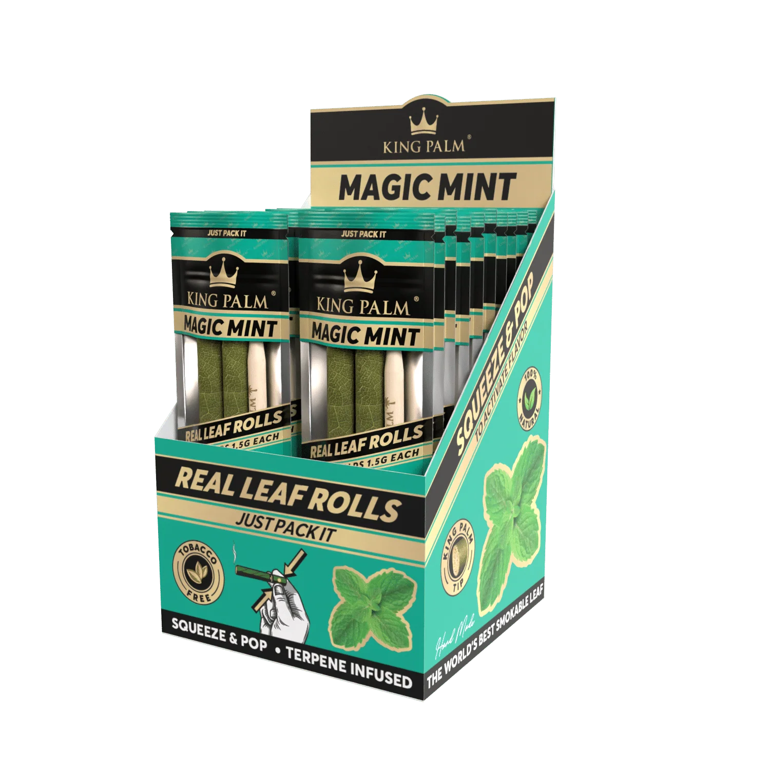 2 Slim Rolls - Magic Mint - Display Box - 20 Units Per Display - Image 7