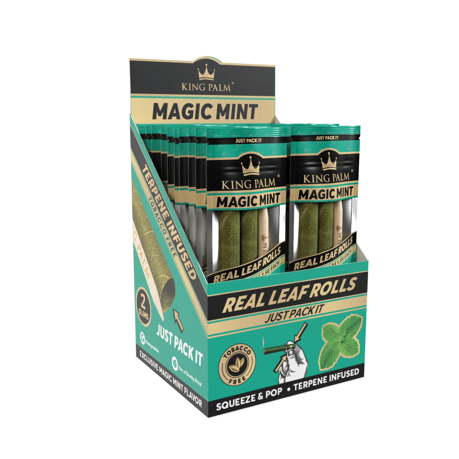 2 Slim Rolls - Magic Mint - Display Box - 20 Units Per Display - Image 9