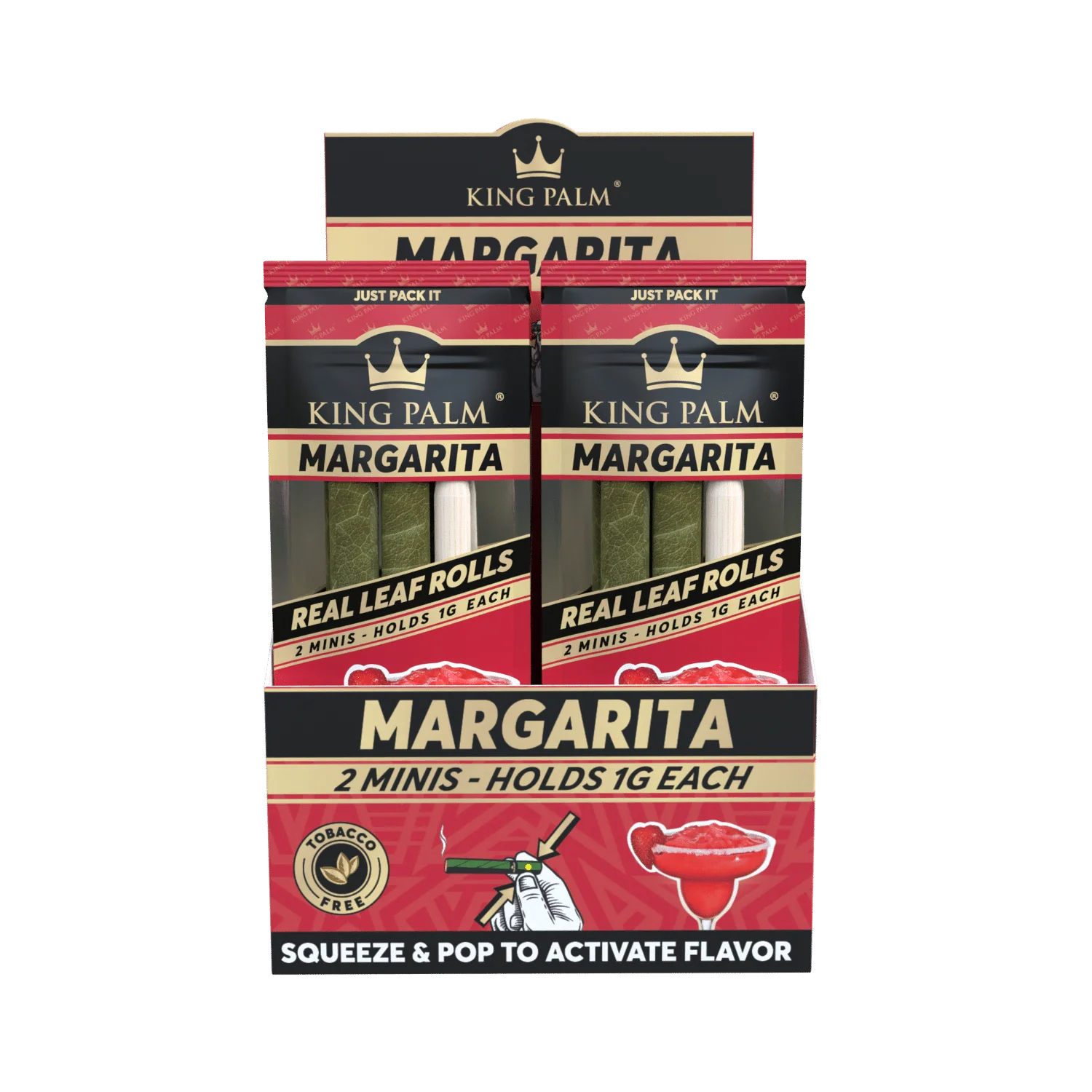 2 Mini Rolls - Margarita - Display Box - 20 Units Per Display