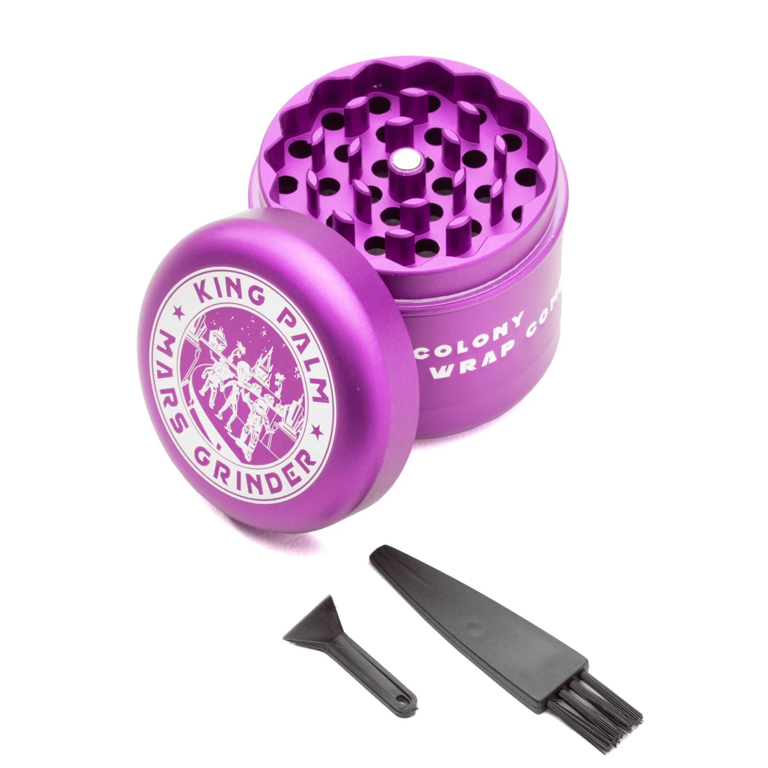 Mars Grinder With Kief Catcher - 6 Color Collection - Image 32