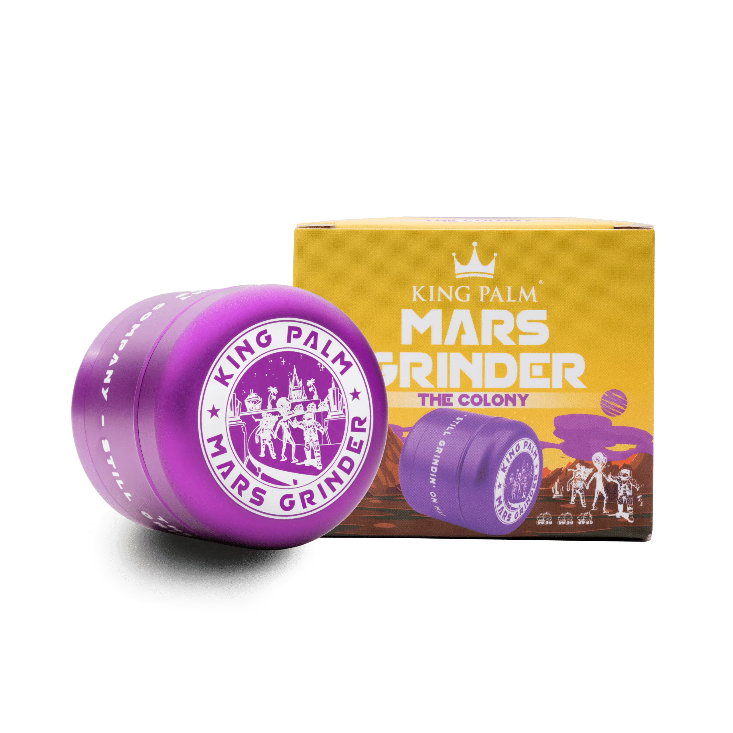 Mars Grinder With Kief Catcher - 6 Color Collection - Image 36