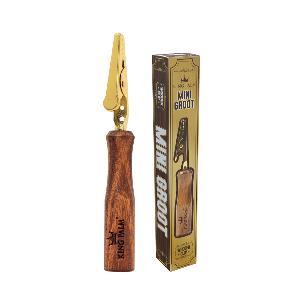 Mini Groot - Wooden Smoke Clip