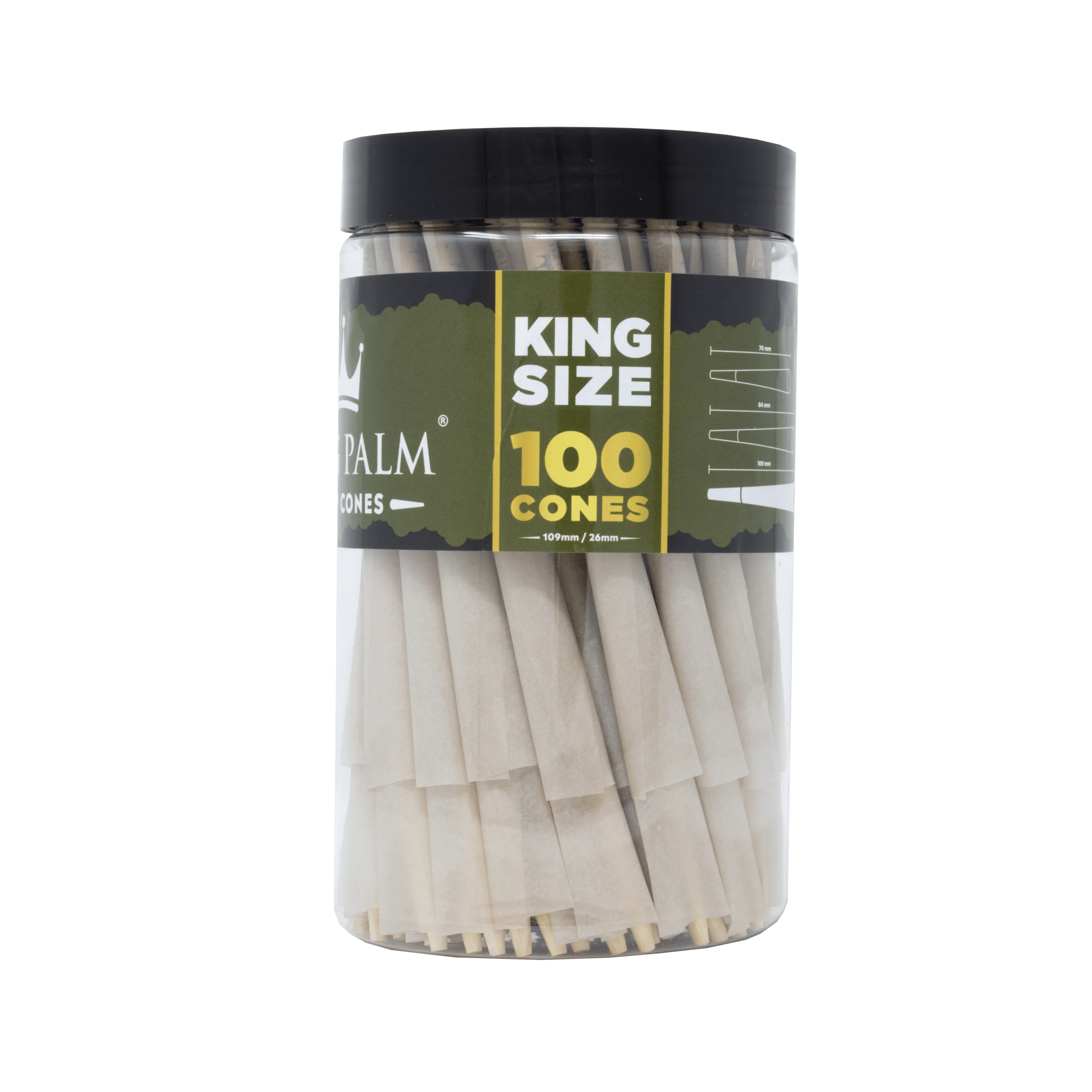 Pre-Rolled Cones – King Size - 100 ct - Tube - Image 3
