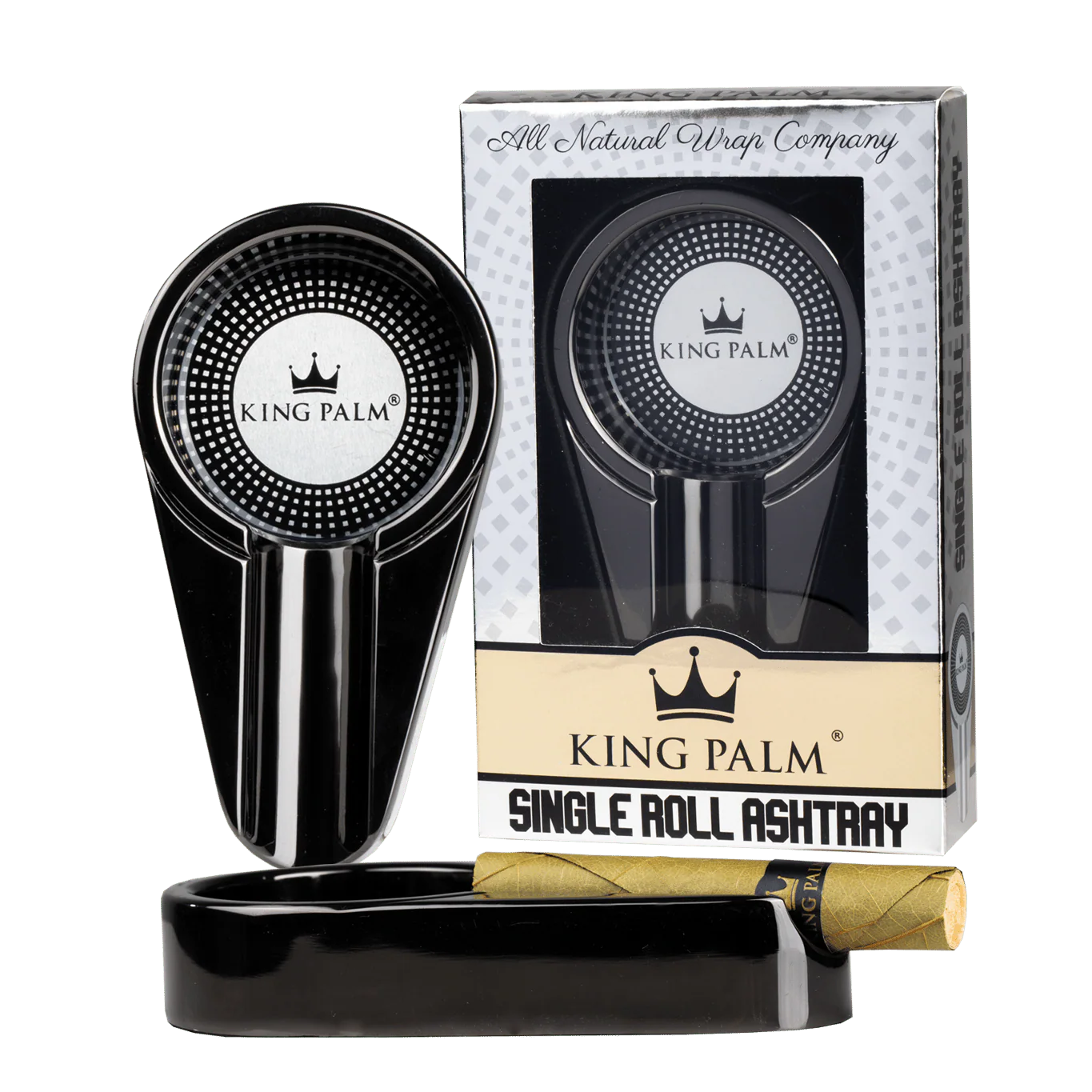 Single Roll Ashtray - Gold or Jet Black - Image 13