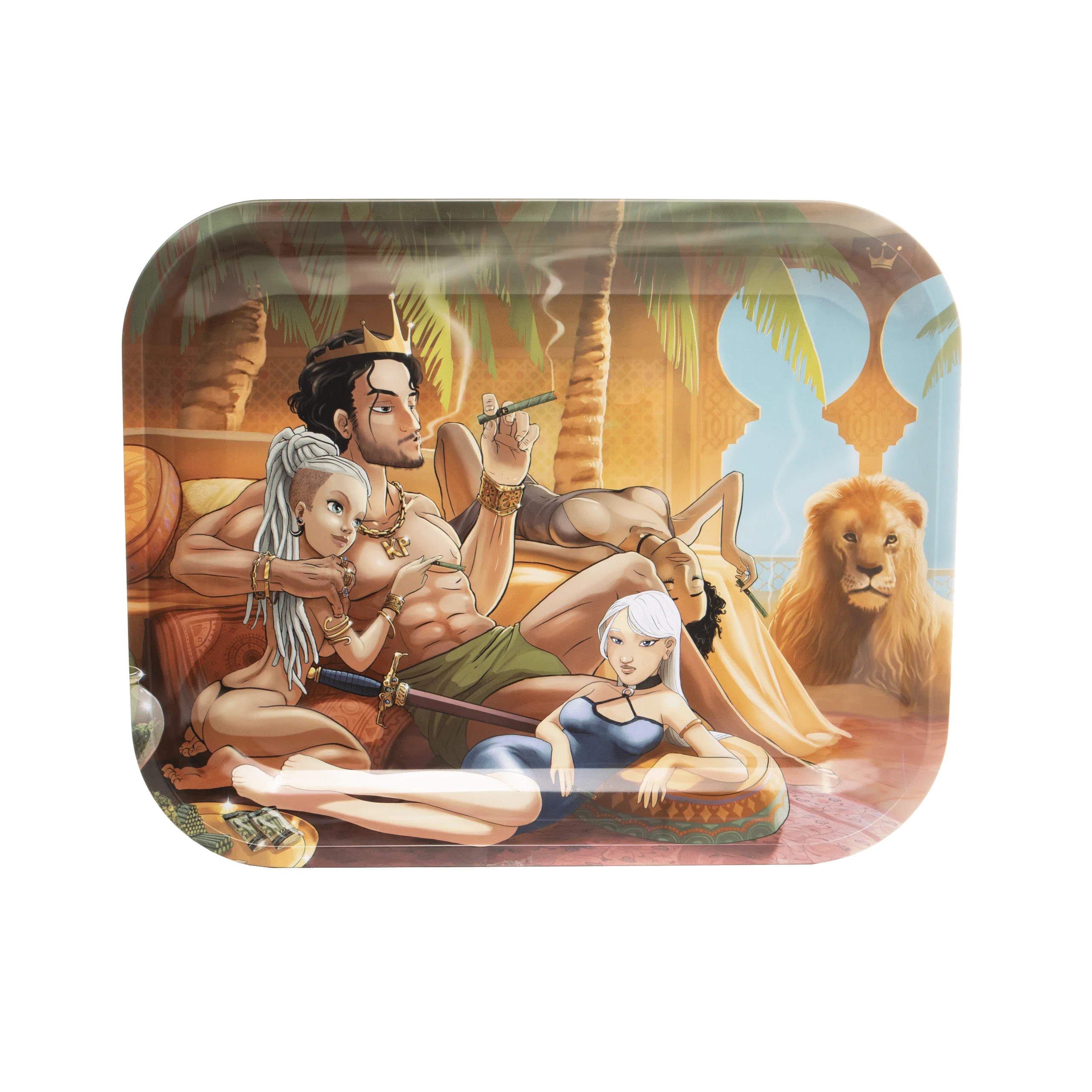 The Kingdom Large Metal Rolling Tray