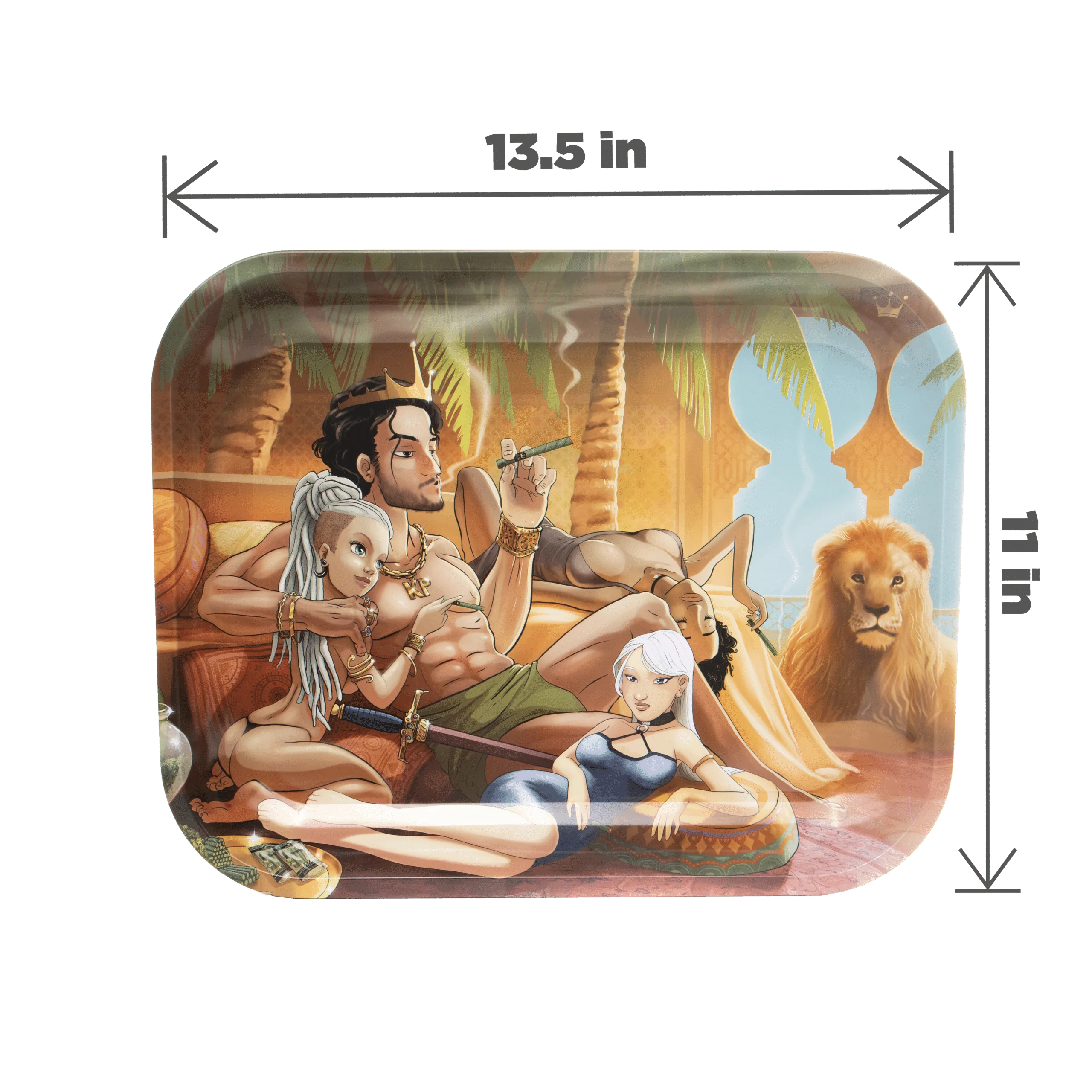 The Kingdom Large Metal Rolling Tray - Image 3