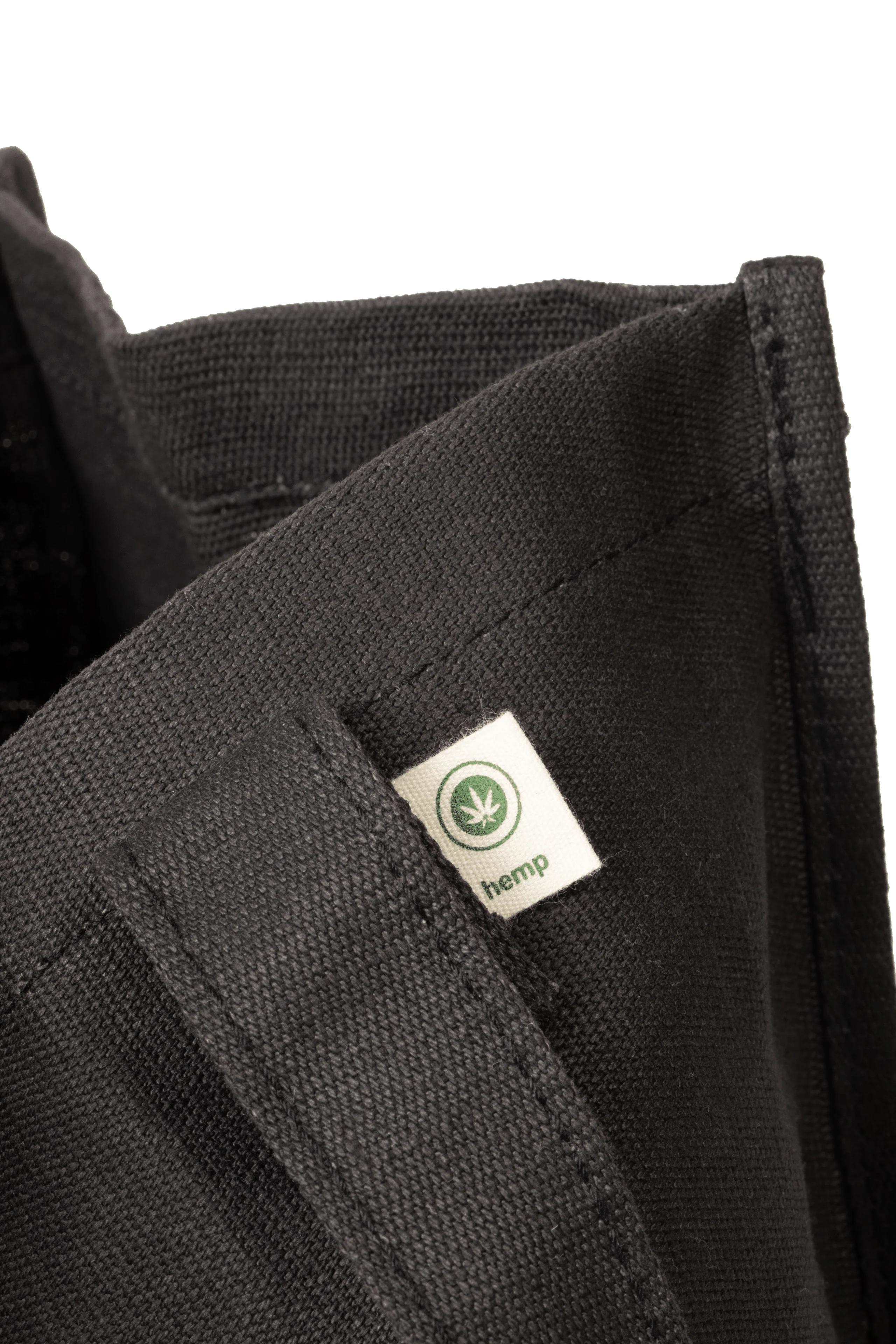 Hemp 'Toke' Bag - Black - Image 5