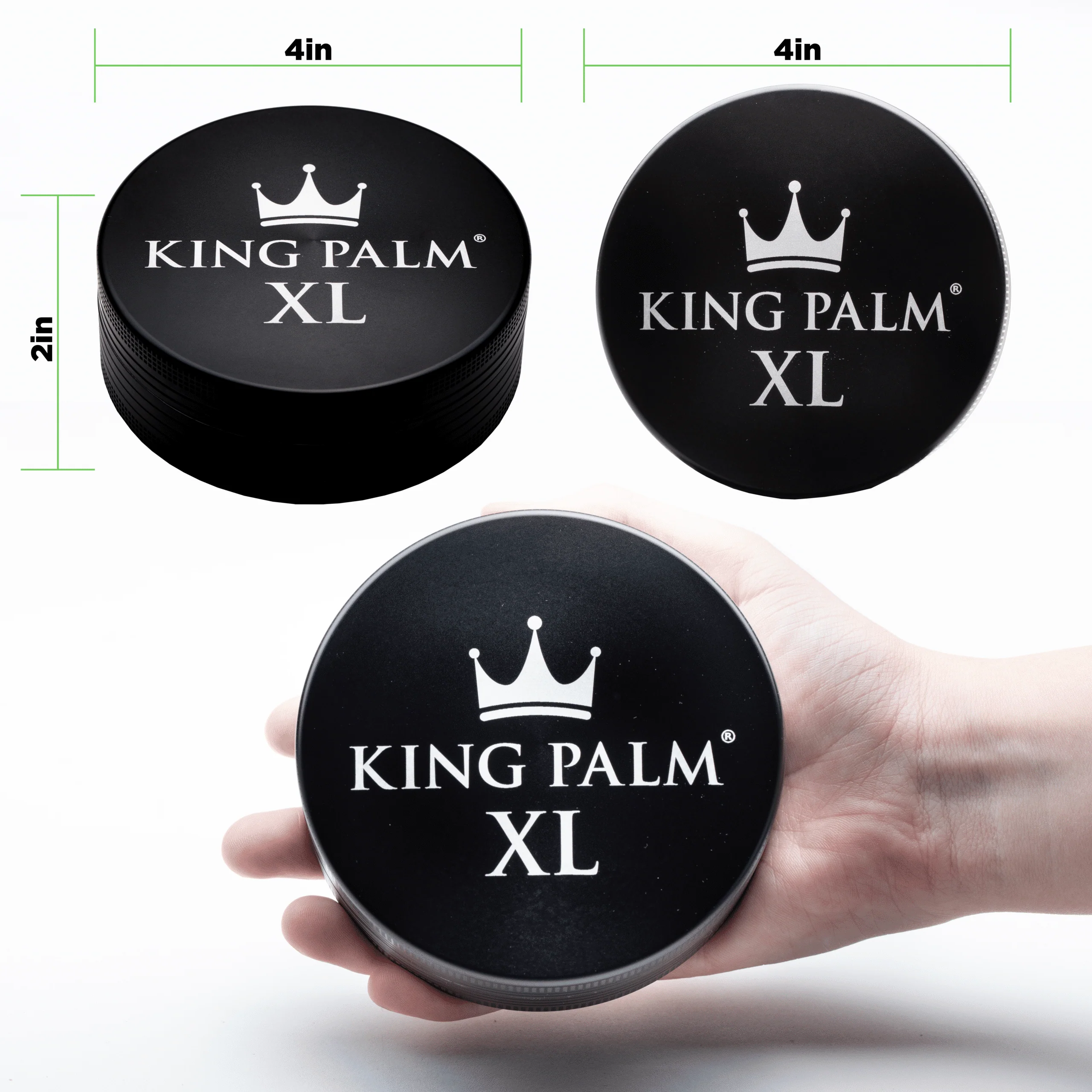 Extra Large Cannabis Grinder - 2 Piece (100mm) - Image 7